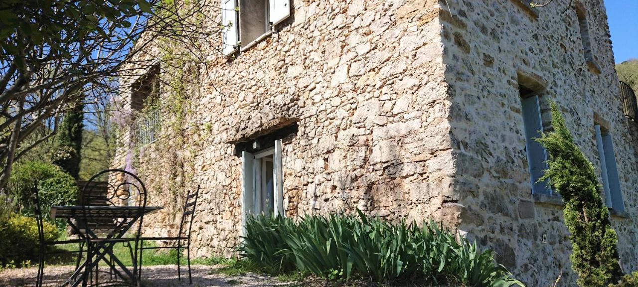 Gite En Cevennes Du Sud, Bergerie Restauree Au Rez De Jardin D'Une Bastide Avec Piscine, Vue Exceptionnelle, Authenticite Et Confort Saint-Laurent-le-Minier Buitenkant foto