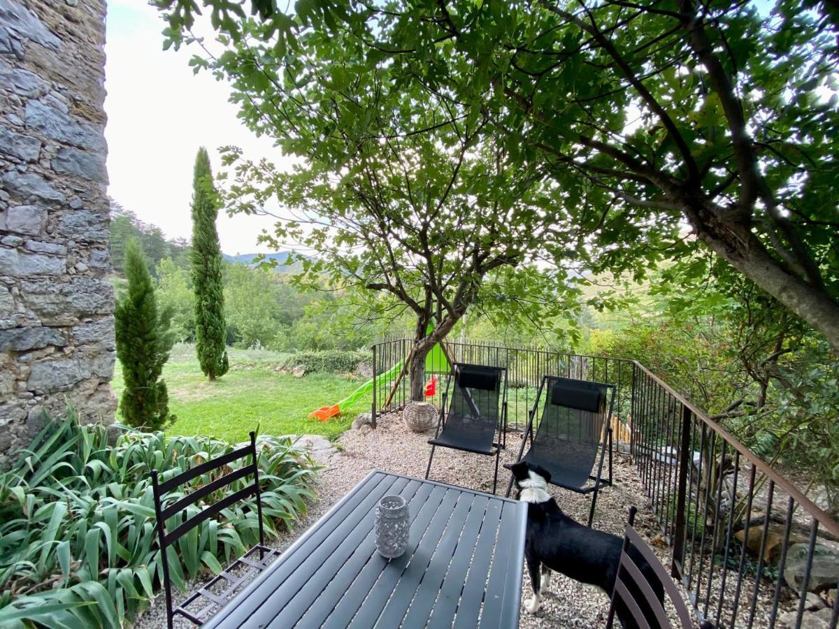 Gite En Cevennes Du Sud, Bergerie Restauree Au Rez De Jardin D'Une Bastide Avec Piscine, Vue Exceptionnelle, Authenticite Et Confort Saint-Laurent-le-Minier Buitenkant foto