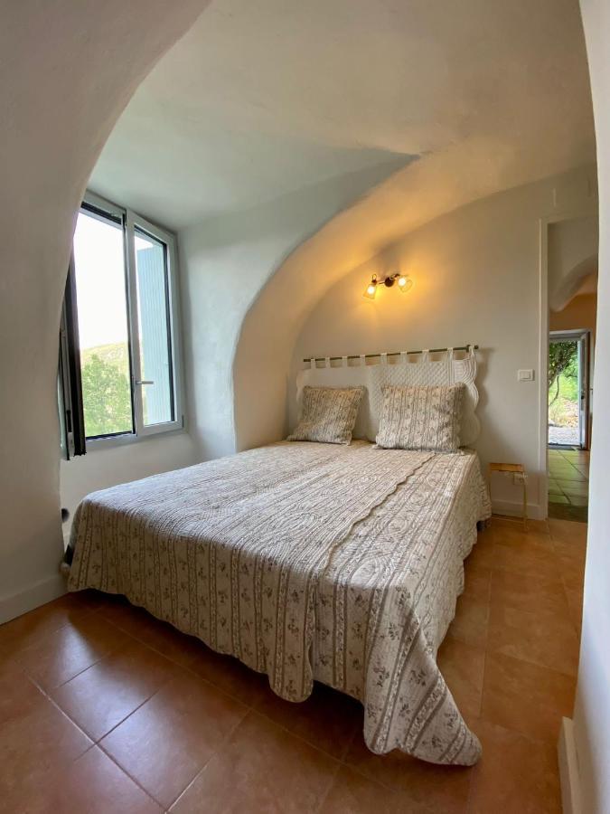 Gite En Cevennes Du Sud, Bergerie Restauree Au Rez De Jardin D'Une Bastide Avec Piscine, Vue Exceptionnelle, Authenticite Et Confort Saint-Laurent-le-Minier Buitenkant foto