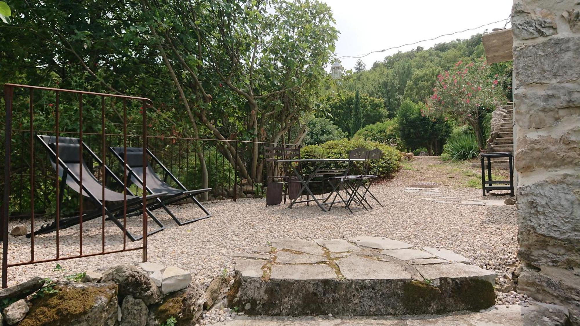 Gite En Cevennes Du Sud, Bergerie Restauree Au Rez De Jardin D'Une Bastide Avec Piscine, Vue Exceptionnelle, Authenticite Et Confort Saint-Laurent-le-Minier Buitenkant foto